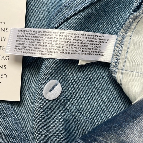 Eloquii NWT Plus Size Coated Denim jeans SZ 22 - Picture 7 of 12